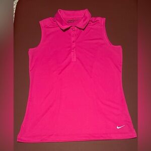 Nike sleeveless golf shirt, size medium